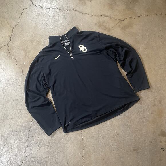 Nike Other - Baylor Bears Sweatshirt Men XL Black Nike Dri Fit NCAA